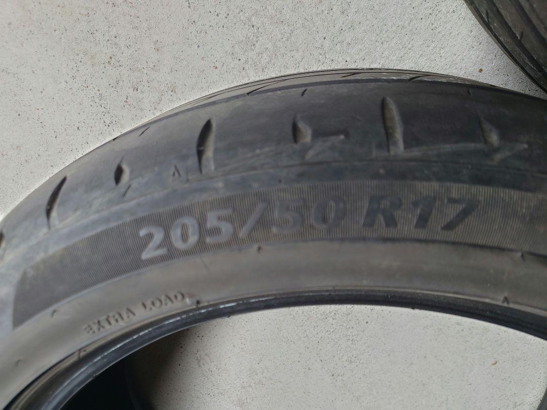 ブリヂストン Playz PX-RVII 205/50R17 93V　4本　①
