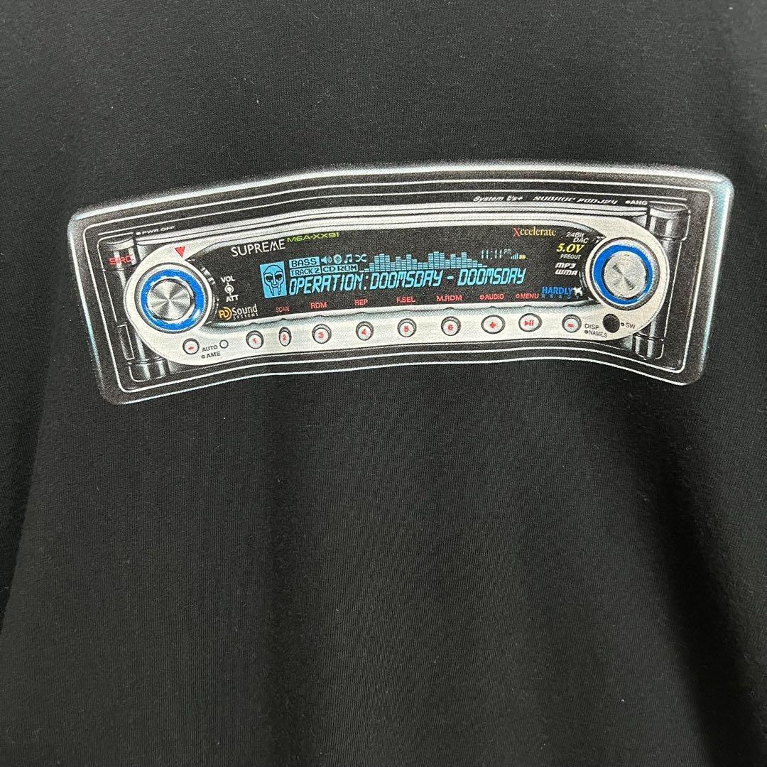 y56【美品】シュプリーム カーステ ビッグプリント ロゴ Tシャツ 入手困難