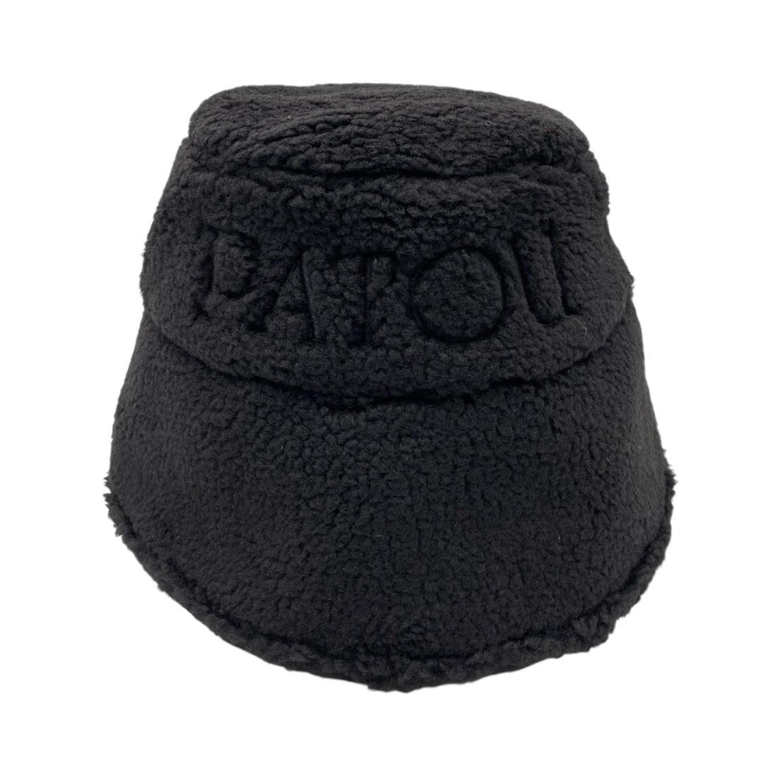 PATOU パトゥ フェイクムートン ボア バケットハット XS-S新品、♥