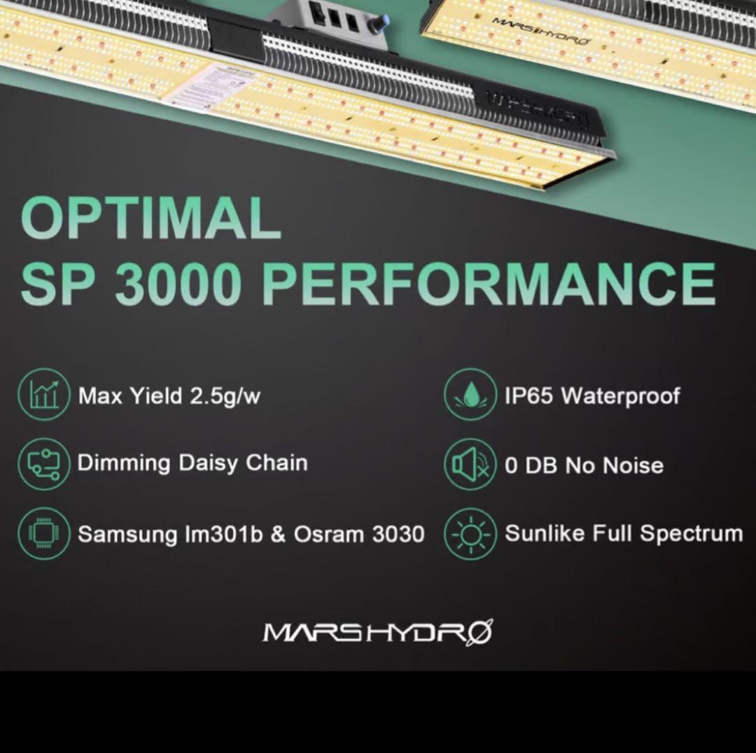 MarsHydro SP3000 LM301B 植物育成ライト マーズハイドロ