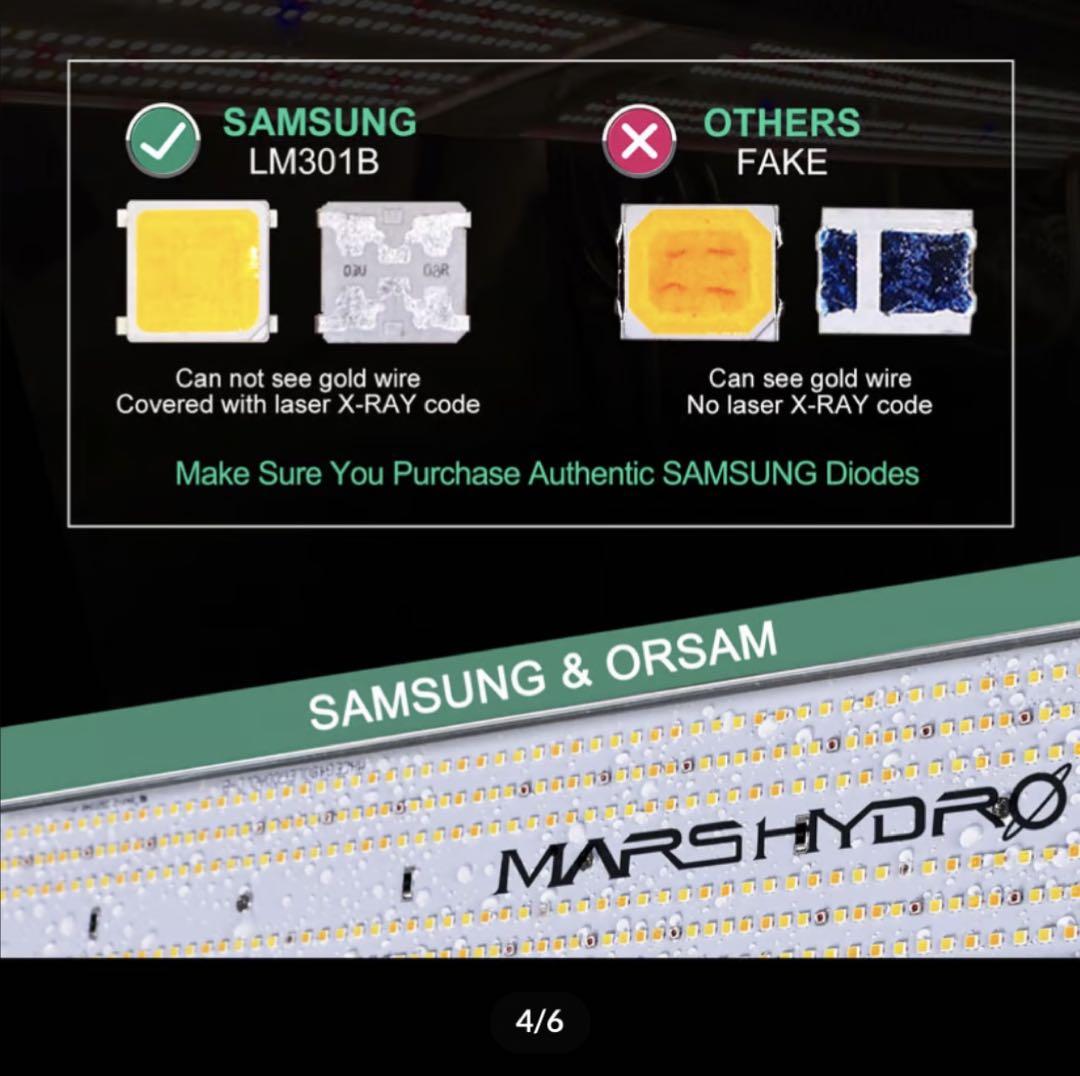 MarsHydro SP3000 LM301B 植物育成ライト マーズハイドロ