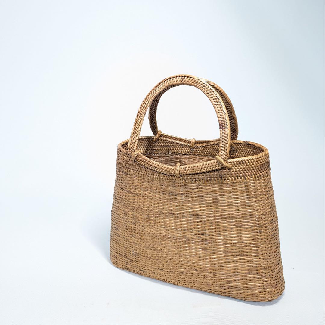 【新品】バリ産アタバッグ/カゴバッグ-A014