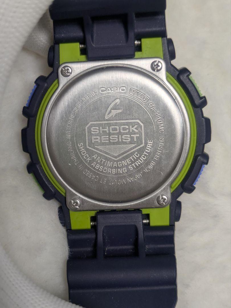 稼働品 G-SHOCK ANALOG-DIGITAL GA-110MC-2AJF