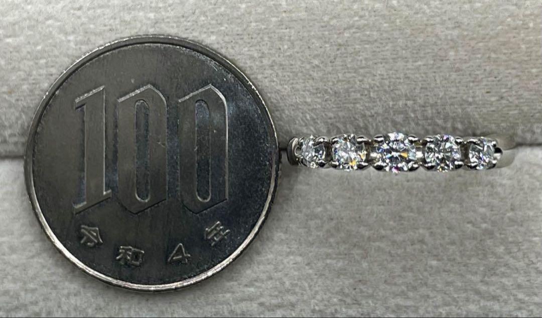最終交渉可JE302★高級 ダイヤモンド1ct 純プラチナ リング 最終交渉可JF393☆高級 ダイヤモンド0.5ct プラチナ リング 鑑別