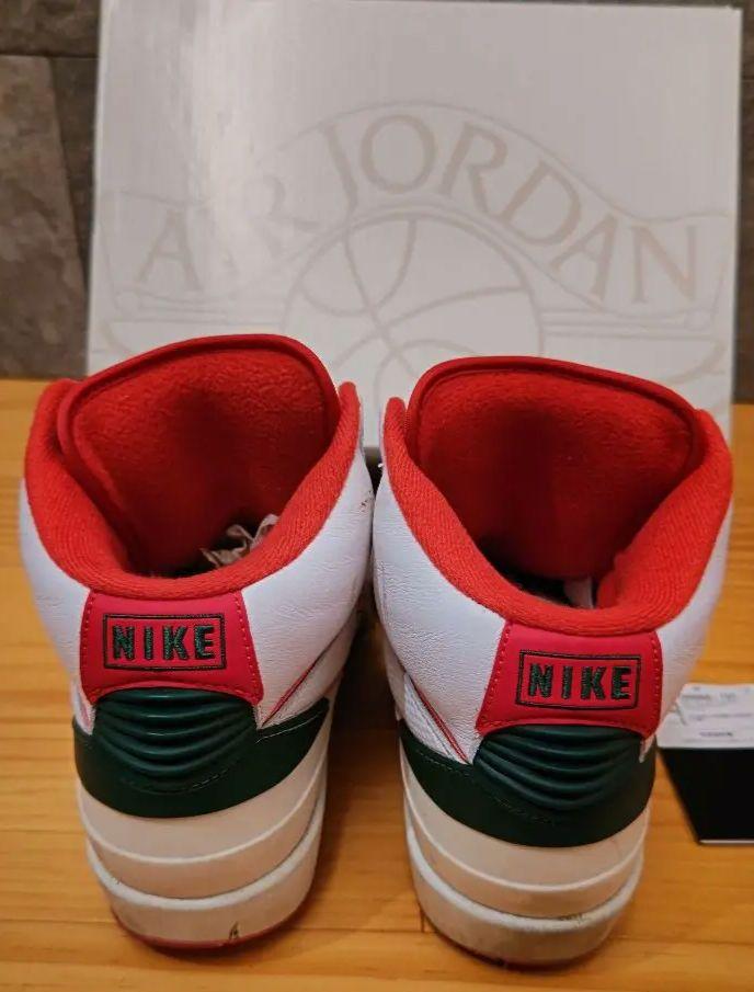 Air Jordan 2 レトロ ハイカットシューズ ホワイト/レッド