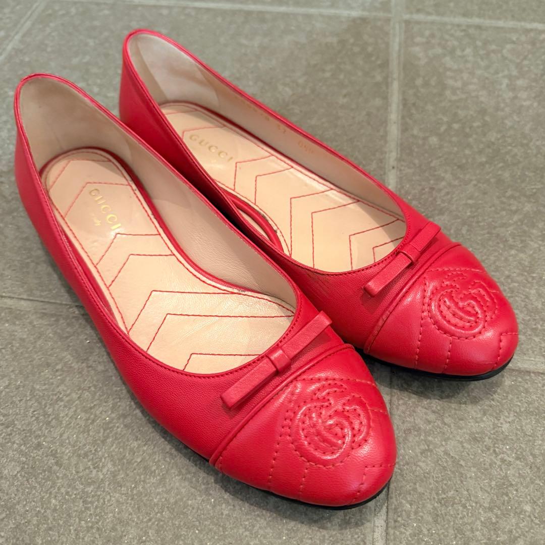 フラット バレエシューズ23.5cm・GUCCI