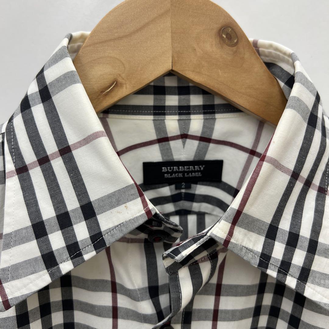 バーバリーブラックレーベル BURBERRY 長袖 ボタン シャツ ノバチェック バーバリー ブラックレーベルBURBERRY BLACK LABEL チェッカー
