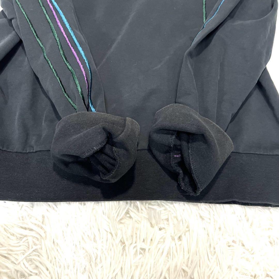 美品/希少品】Paul Smith フローラル刺繍 スウェット ブラック L