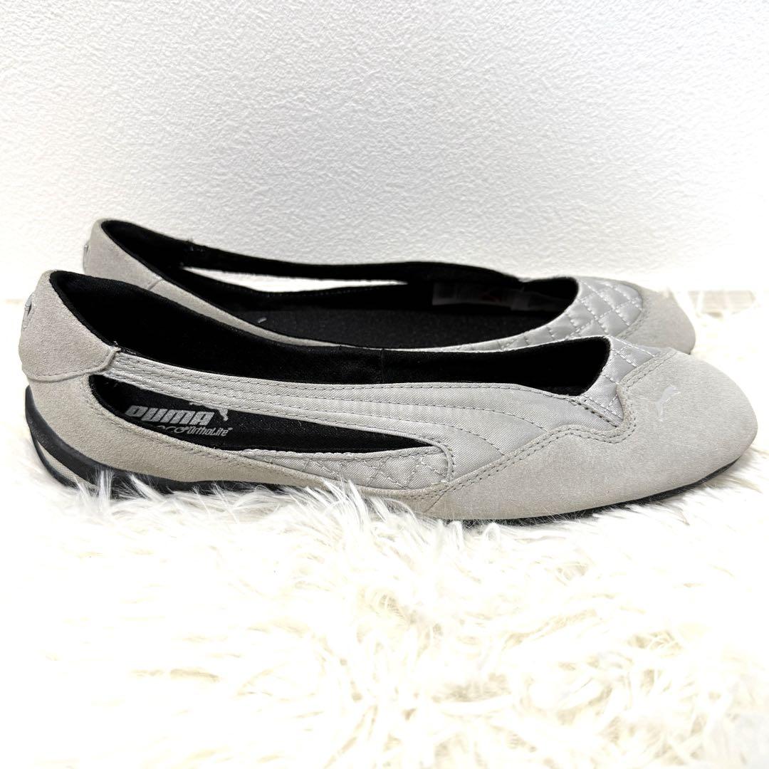 PUMA×Ferrari バレエシューズ　24.5㎝　グレー