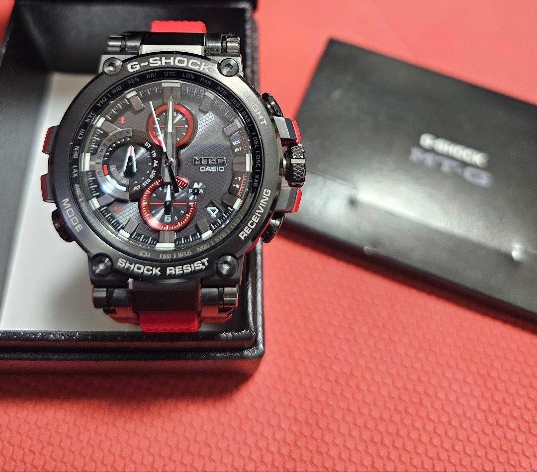 美品！CASIO G-SHOCK MTG-B1000B-1A4JF