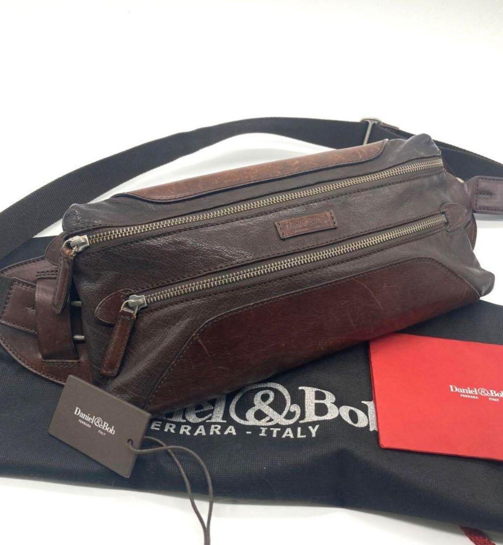 Daniel & Bob ブラウン ボディバッグ　ウエストバッグ