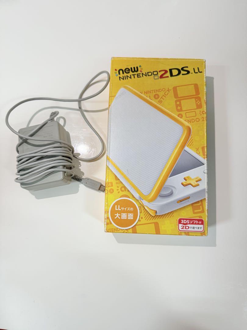 Newニンテンドー2DS LL ホワイト×オレンジ 本体 動作品