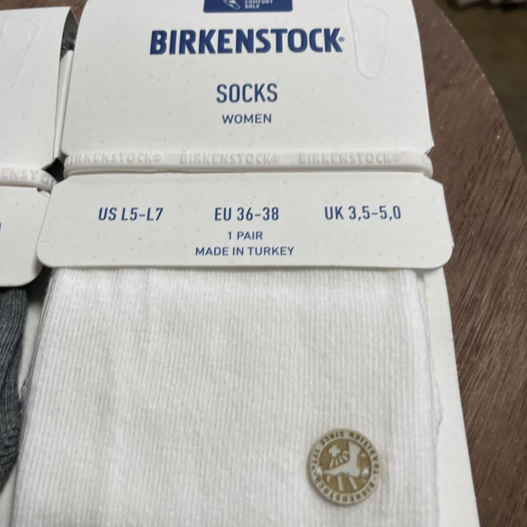 ビルケンシュトックソックス　6足セット　36-38  23-25センチ ビルケンシュトックソックス 3足セット 36-38 23-25センチ