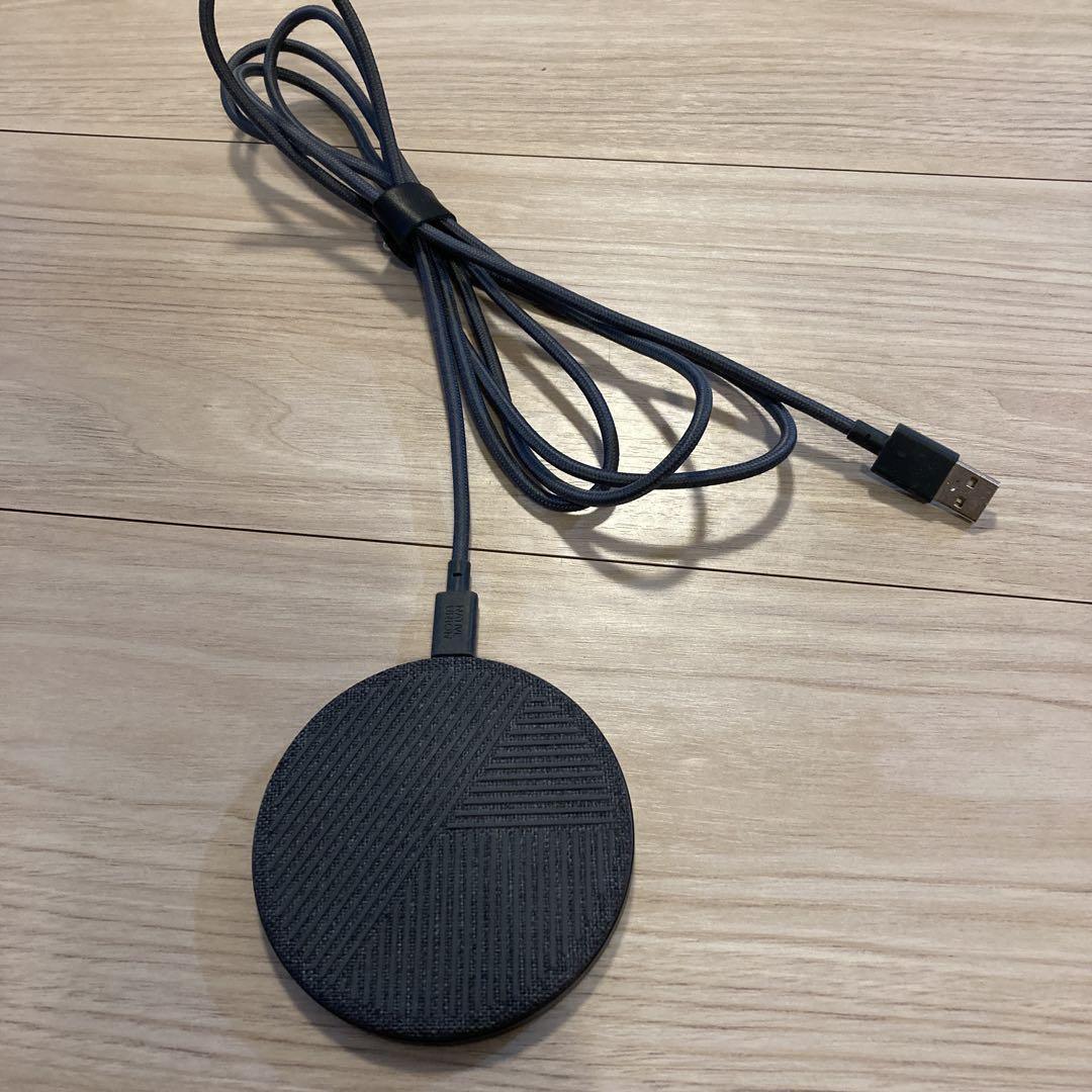 Native Union ワイヤレス充電器 ブラック　2m