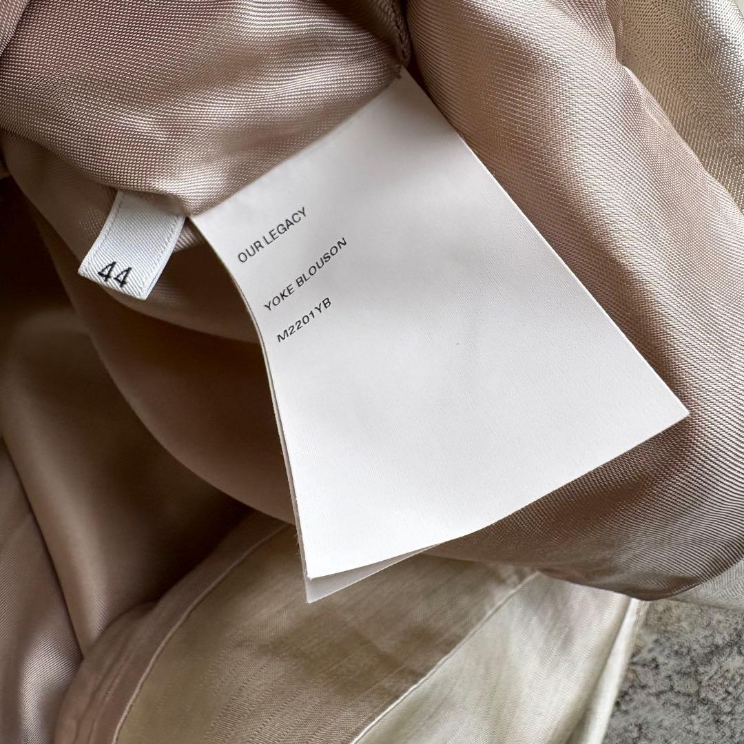 OUR LEGACY YOKE BLOUSON BEIGE STRIPES Our Legacy WWW_SHINETEETH_COM