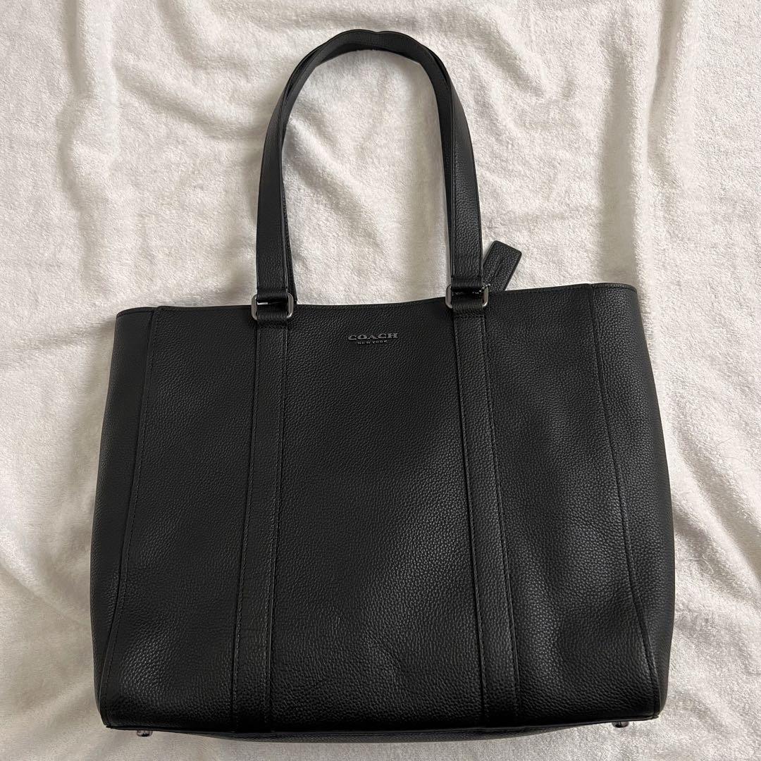 美品極上レザー✨　コーチ トートバッグ　ビジネスバッグ　2way C8157 黒