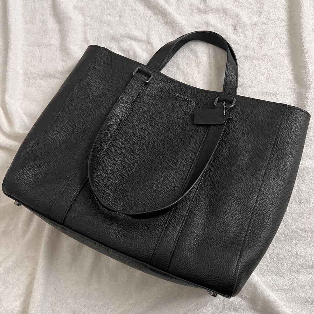 美品極上レザー✨　コーチ トートバッグ　ビジネスバッグ　2way C8157 黒