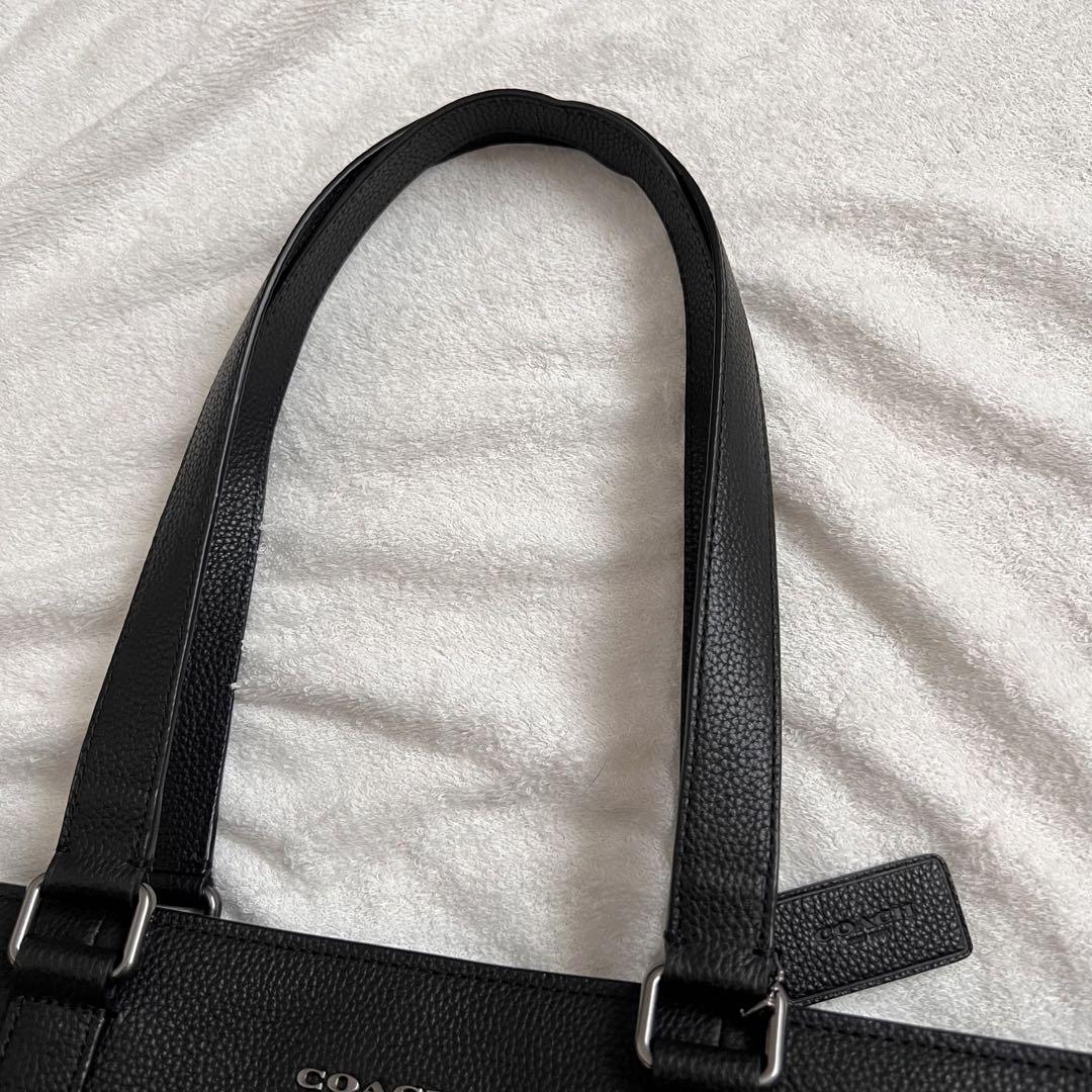 美品極上レザー✨　コーチ トートバッグ　ビジネスバッグ　2way C8157 黒
