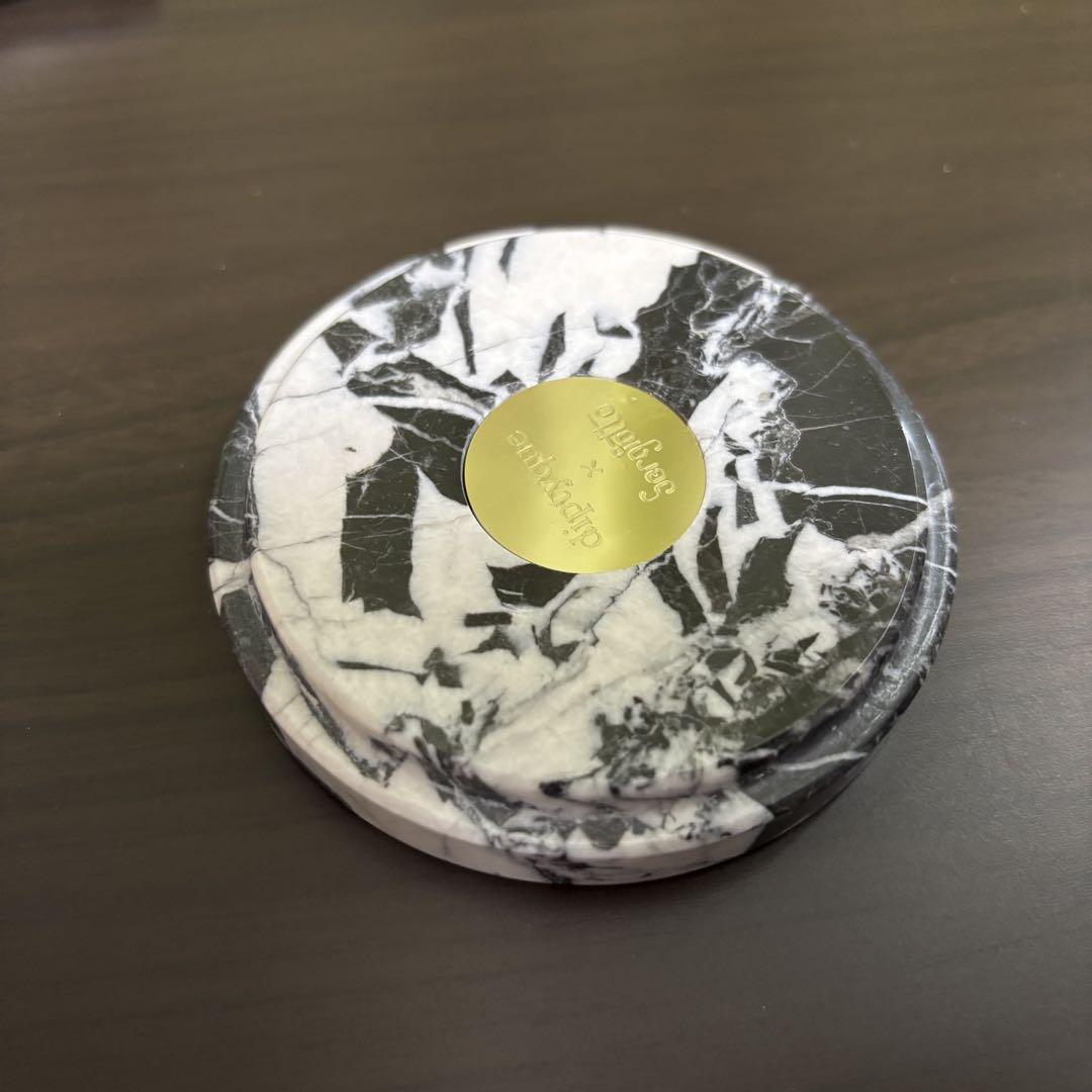 DIPTYQUE Sergiotto マーブル キャンドル リッド スタンド DIPTYQUE Sergiotto マーブル キャンドル リッド スタンド