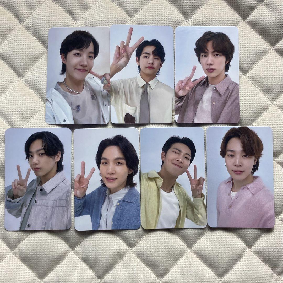 BTS 10周年event ARMY Lounge トレカ 7枚 セット BTS 特典 FESTA ARMY 2023 10周年 ラウンジ トレカ7枚 - メルカリ