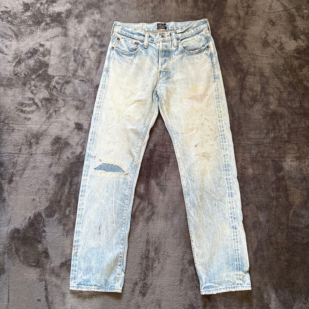 クーティー cootieリペアデニム ペンキ 加工S COOTIE PRODUCTIONS