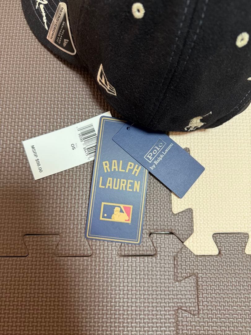 New Era キャップ 9FIFTY ラルフローレン　ブラック