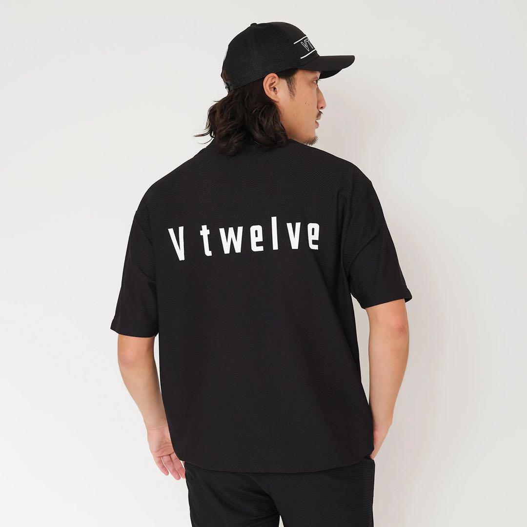 v twelve COMFO MOCK メンズ モックネック吸水速乾シャツ v twelve COMFO MOCK メンズ モックネック吸水速乾シャツ新品