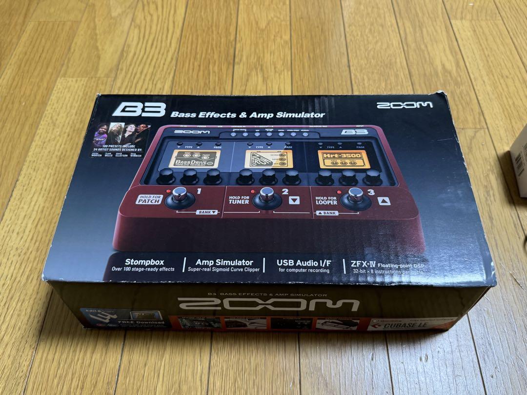 ☆★【タイムセール！】ZOOM B3 ベース用マルチエフェクター【廃盤】★☆