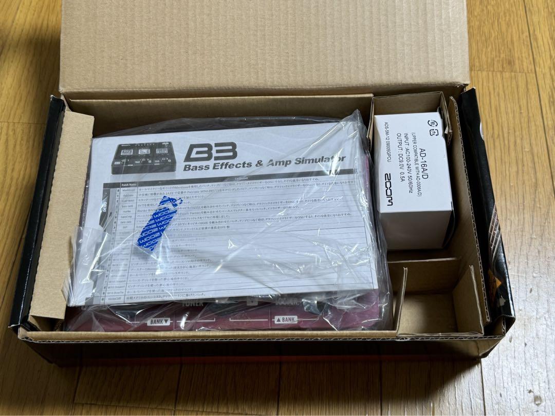 ☆★【タイムセール！】ZOOM B3 ベース用マルチエフェクター【廃盤】★☆