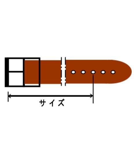 幅45ミリ6ミリ厚ヌメ革ベルトG21バックル