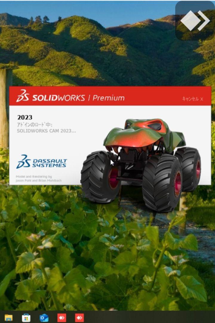 ⑫ノートパソコンAutoCAD2025Adobe2025SOLIDWORKS搭載