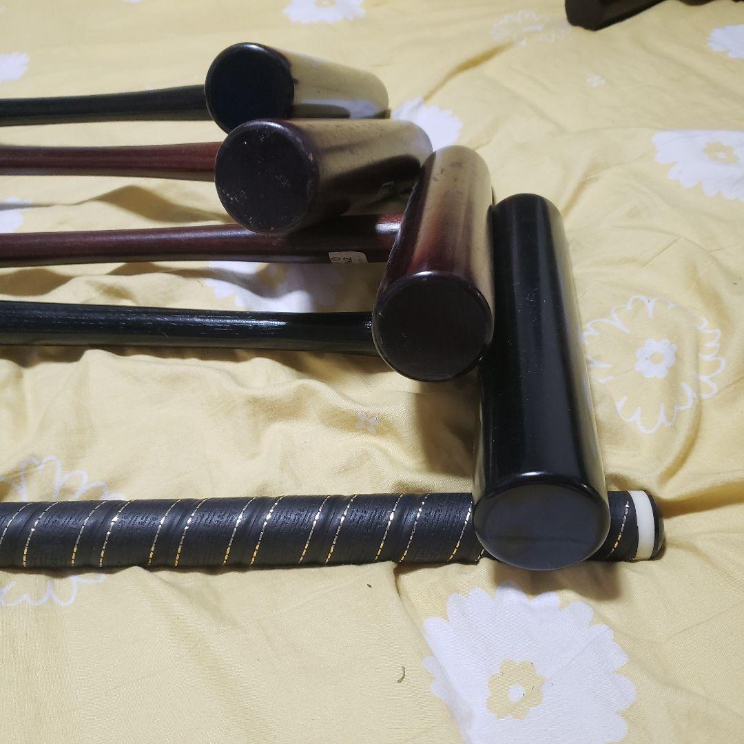 25POINTS 木製 ゲートボールスティック (8本)