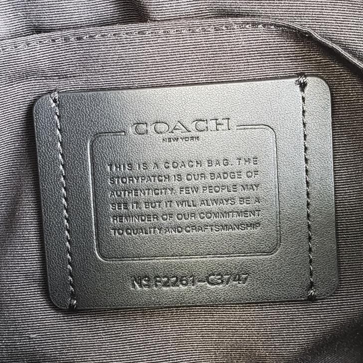 コーチ COACH メンズ ☆ シグネチャー ショルダーバッグ PVC レザー