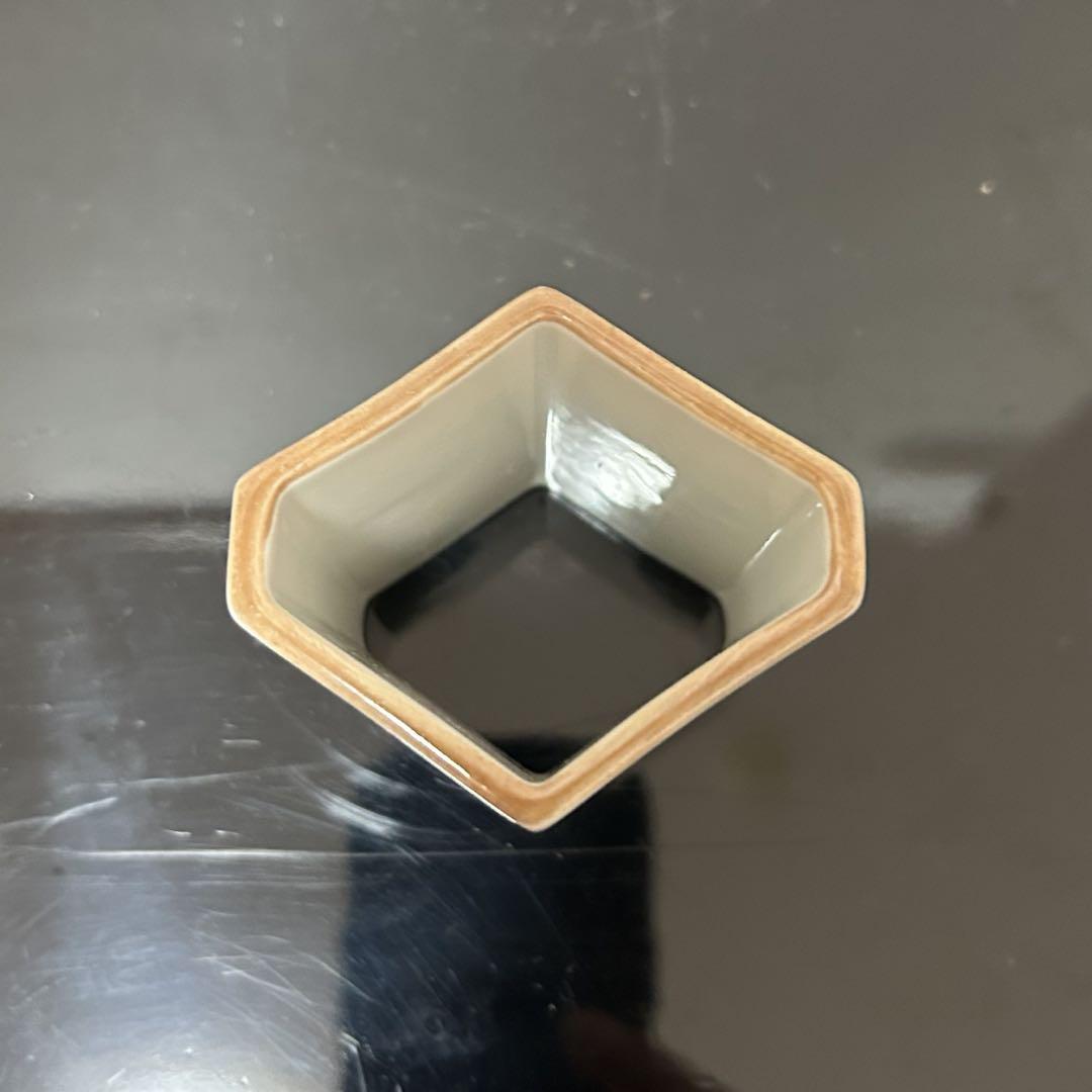 染付菱馬蓋置 茶碗茶道具懐石茶箱鵬雲斎坐忘斎淡々斎即中斎七事