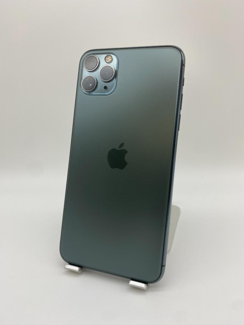 028★美品★iPhone 11ProMax 512GBグリーン/新品バッテリー