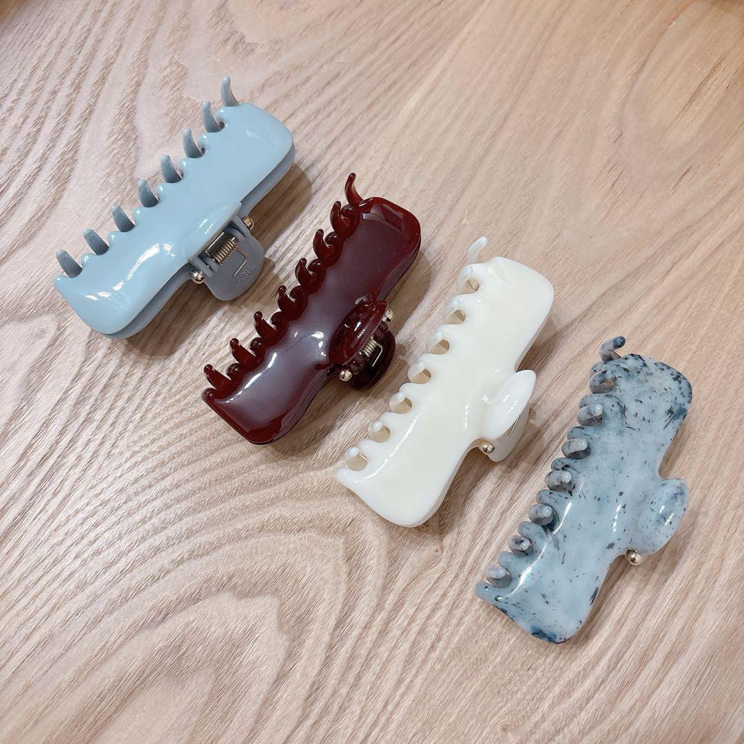 【新品】UNDO HAIRWARE No.4 claw クリップ　箱付 4