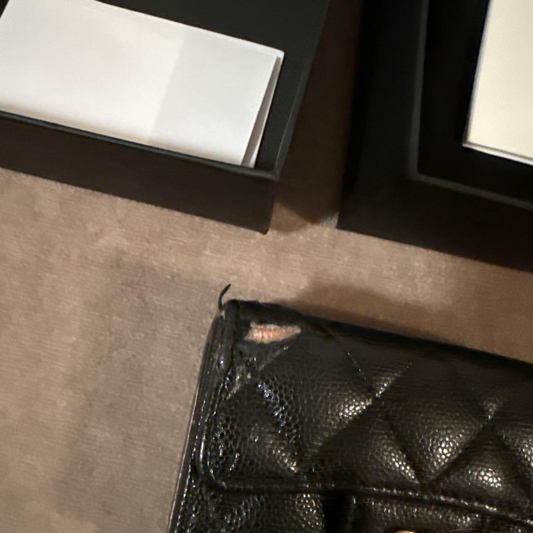 訳あり破格！　CHANEL 三つ折り財布 AP0230 スモールウォレット