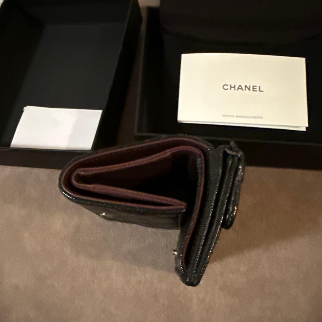訳あり破格！　CHANEL 三つ折り財布 AP0230 スモールウォレット