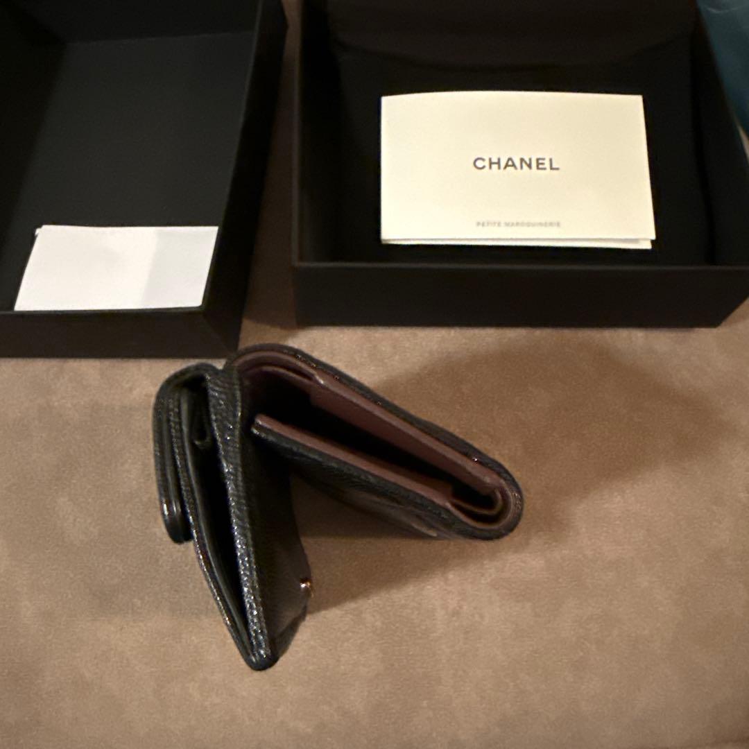 訳あり破格！　CHANEL 三つ折り財布 AP0230 スモールウォレット