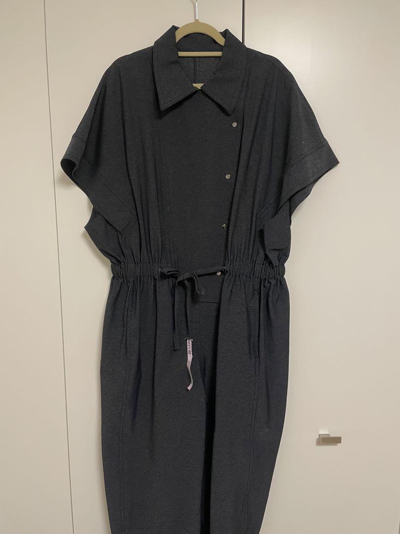 ワンピース louren hard denim all in one