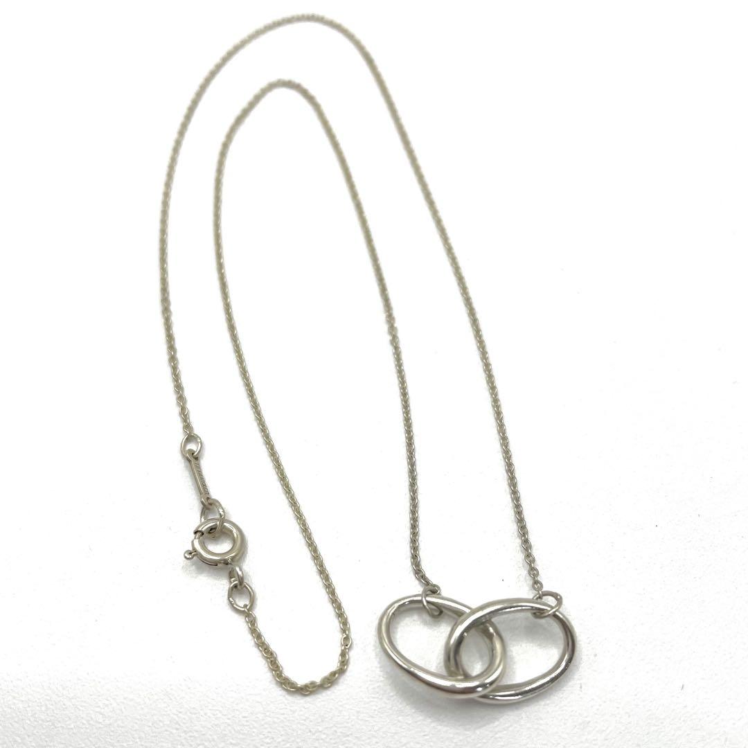 TIFFANY&Co. ダブルループ ネックレス SV925 レディース