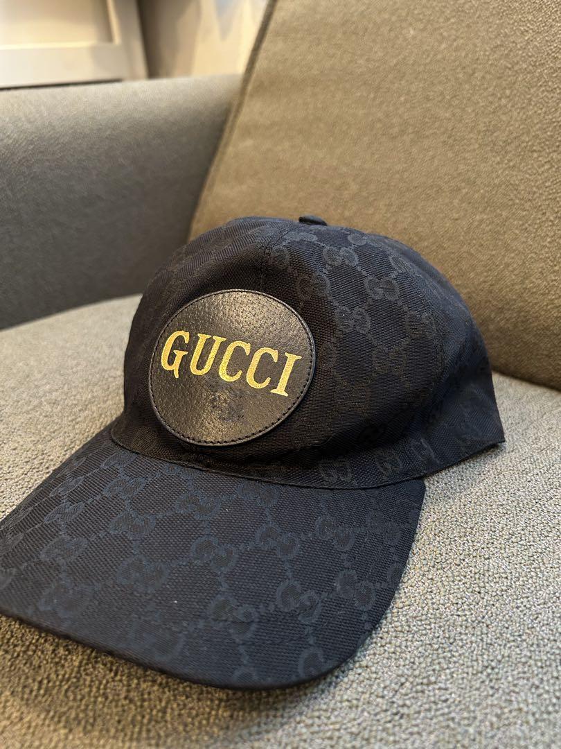 GUCCI 黒GGロゴキャップ