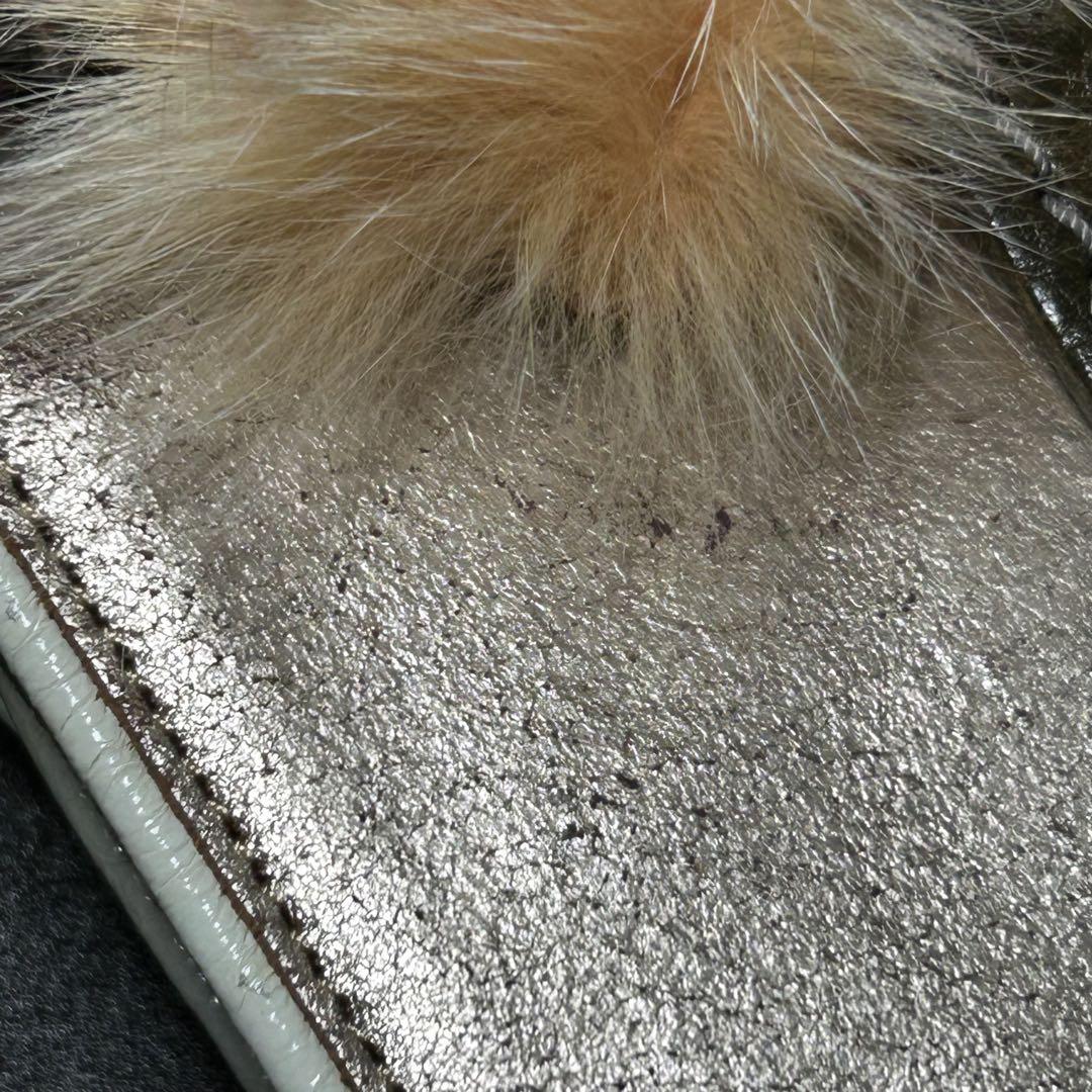 即発送Jamin Puech ファー×レザー チェーンショルダーハンドバッグ 即発送Jamin Puech ファー×レザー チェーンショルダー