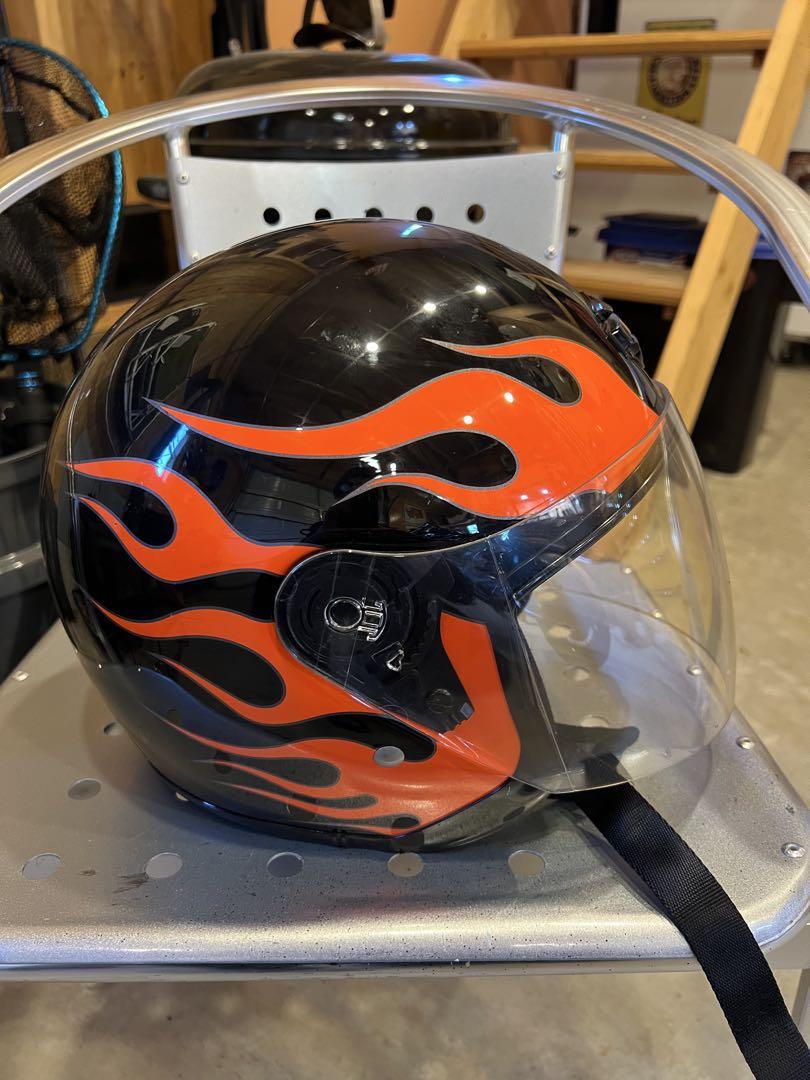 中古　ハーレーダビッドソン　ジェットヘルメット