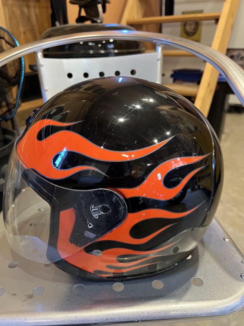中古　ハーレーダビッドソン　ジェットヘルメット