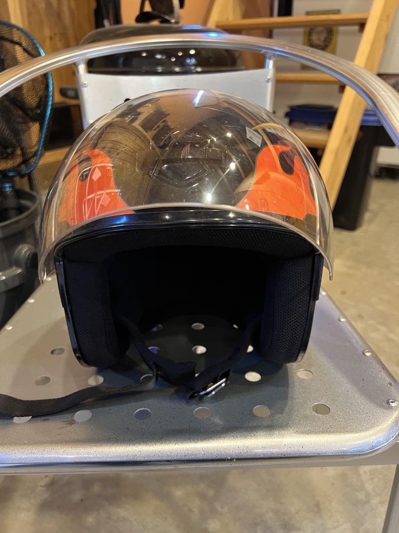中古　ハーレーダビッドソン　ジェットヘルメット