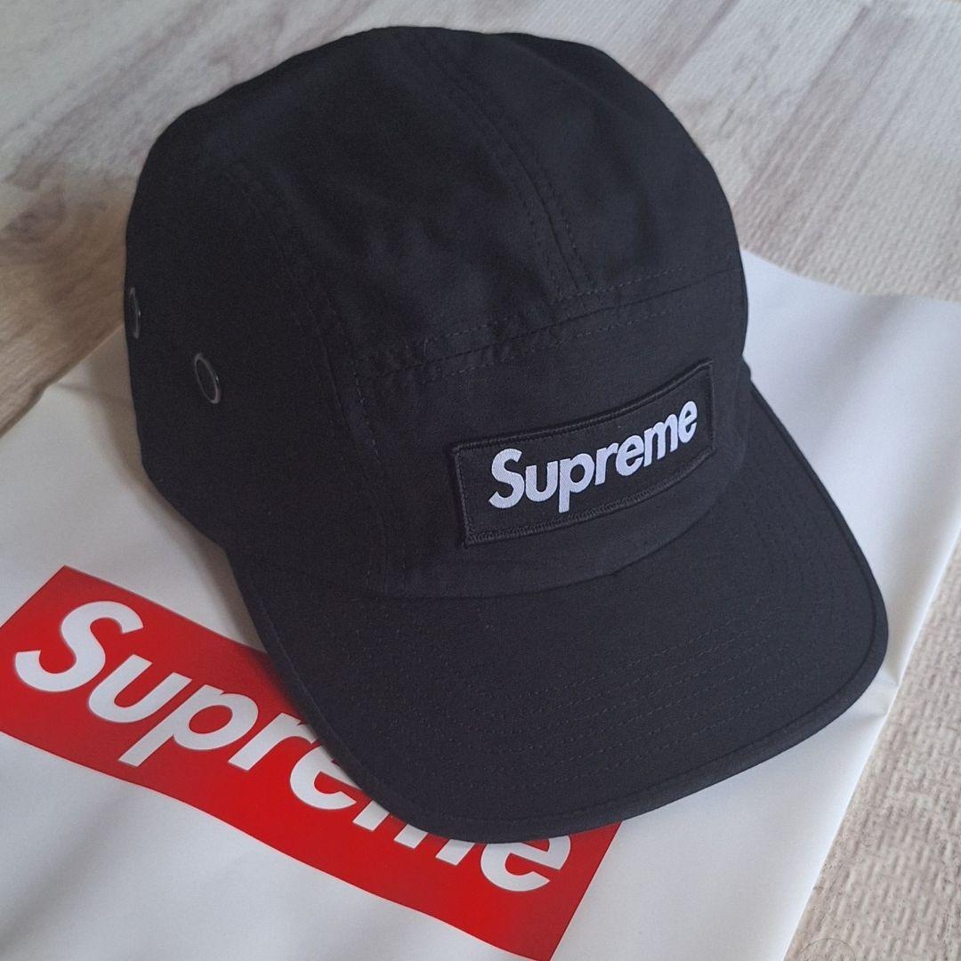 【美品】(24FW)  Supreme Military Camp Cap黒 Supreme Military Camp Cap (FW24) - $48