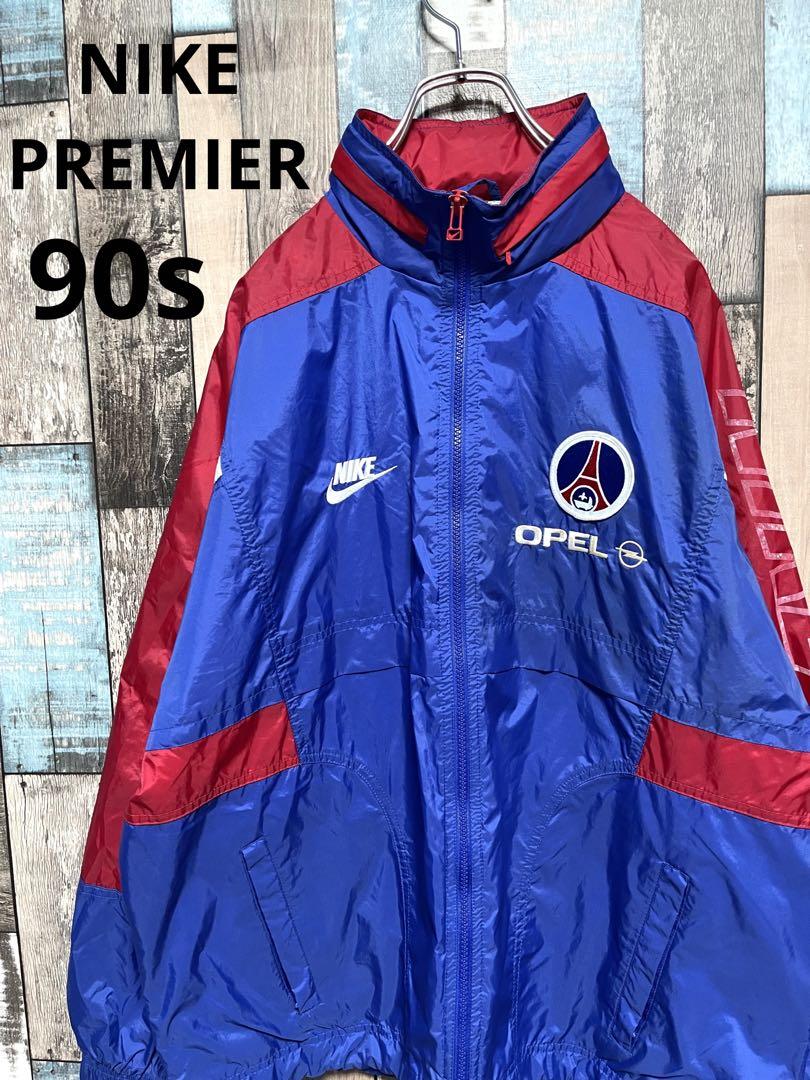 90's Vintage NIKE パリ・サンジェルマン ナイロンジャケット Nike Paris Saint-Germain International Club Soccer Fan