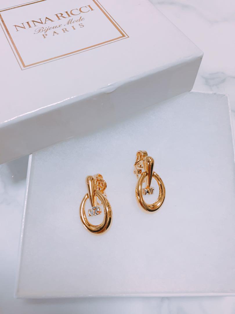 新品　NINA RICCI ニナリッチ イヤリング　ゴールド
