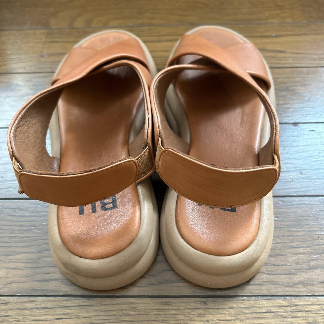 クロスベルト レザーサンダル